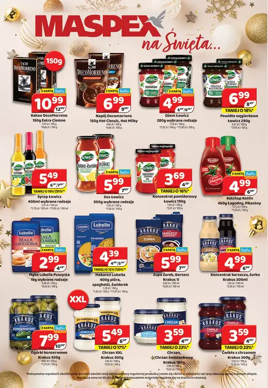 Delfin - gazetka promocyjna Gazetka od piątku 21.11 do niedzieli 30.11 - strona 4