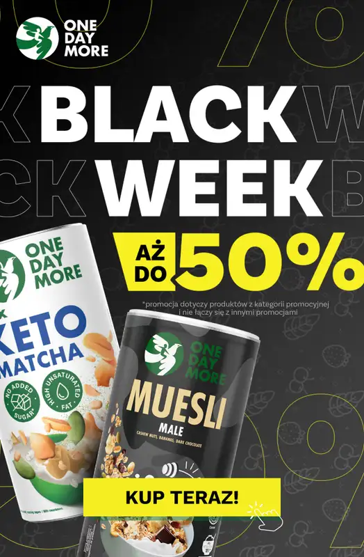 One Day More - gazetka promocyjna BlackWeek dla wszystkich! od wtorku 25.11 do niedzieli 30.11