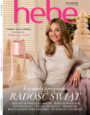 Hebe - gazetka promocyjna Magazyn od soboty 01.11 do środy 31.12