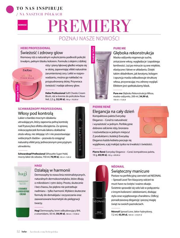 Hebe - gazetka promocyjna Magazyn od soboty 01.11 do środy 31.12 - strona 52
