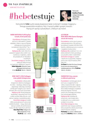 Hebe - gazetka promocyjna Magazyn od soboty 01.11 do środy 31.12 - strona 36