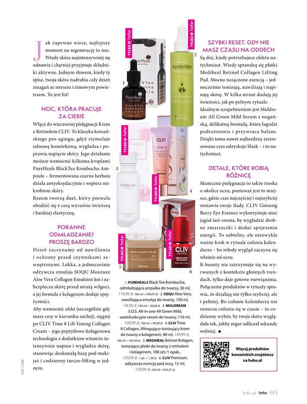 Hebe - gazetka promocyjna Magazyn od soboty 01.11 do środy 31.12 - strona 115