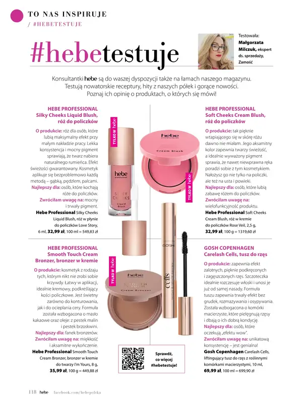 Hebe - gazetka promocyjna Magazyn od soboty 01.11 do środy 31.12 - strona 118