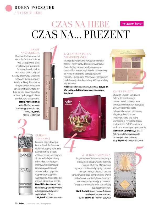 Hebe - gazetka promocyjna Magazyn od soboty 01.11 do środy 31.12 - strona 16