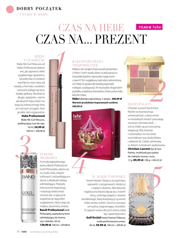 Hebe - gazetka promocyjna Magazyn od soboty 01.11 do środy 31.12 - strona 16