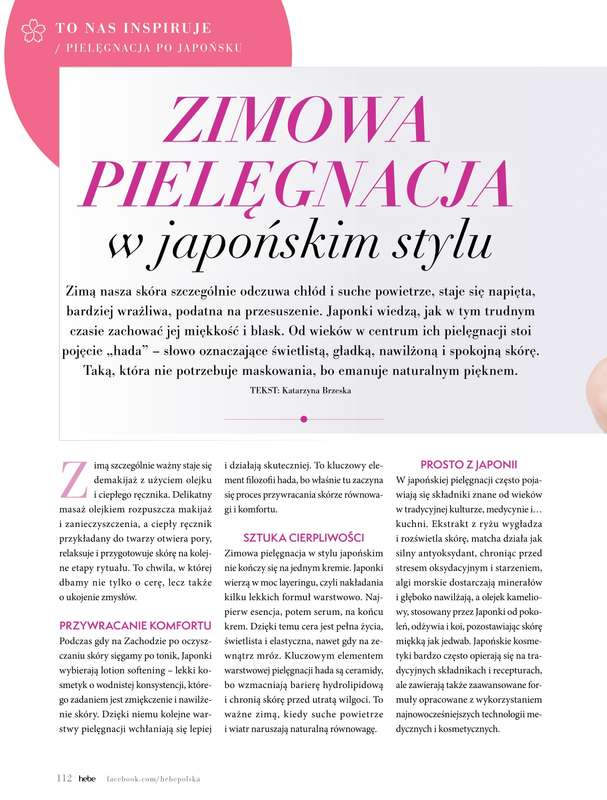 Hebe - gazetka promocyjna Magazyn od soboty 01.11 do środy 31.12 - strona 112