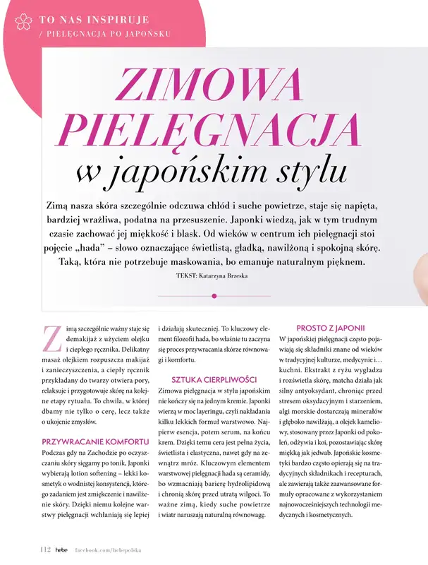 Hebe - gazetka promocyjna Magazyn od soboty 01.11 do środy 31.12 - strona 112