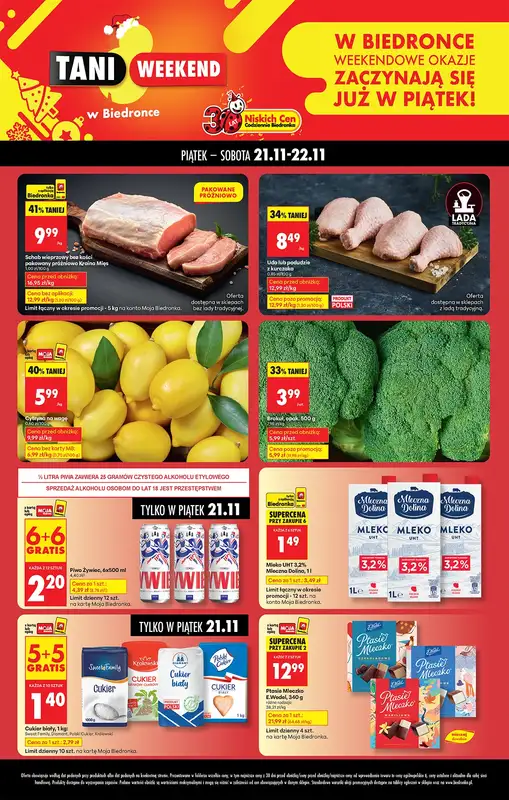Biedronka - gazetka promocyjna Tani Weekend  