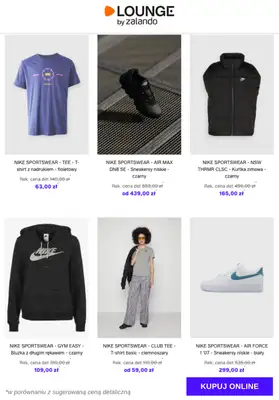 Lounge by Zalando - gazetka promocyjna Specjalne okazje: Nike Sportswear od piątku 21.11 do wtorku 25.11 - strona 9