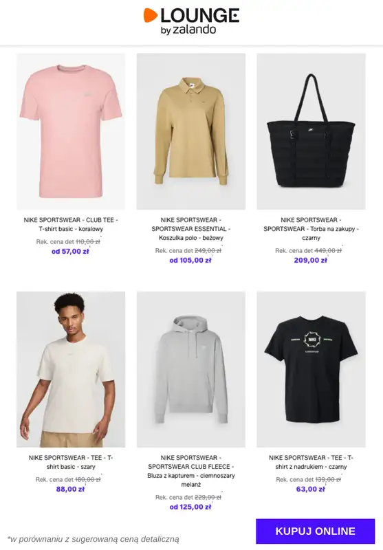 Lounge by Zalando - gazetka promocyjna Specjalne okazje: Nike Sportswear od piątku 21.11 do wtorku 25.11 - strona 6