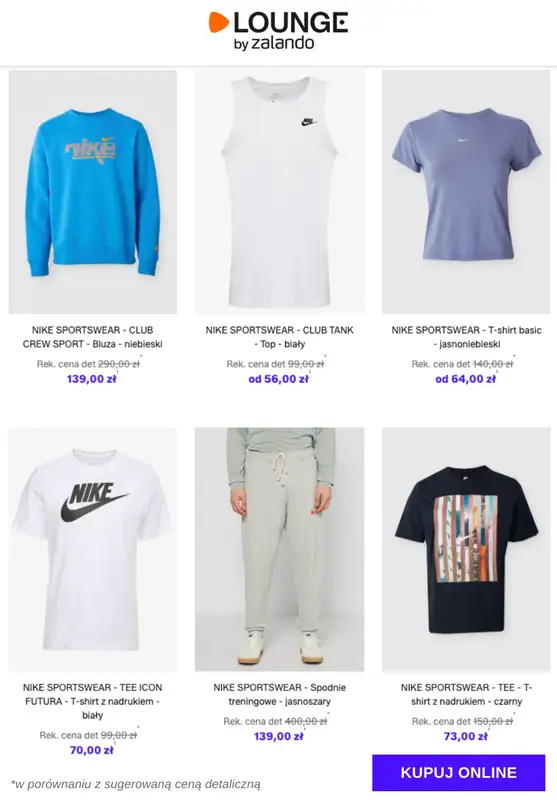 Lounge by Zalando - gazetka promocyjna Specjalne okazje: Nike Sportswear od piątku 21.11 do wtorku 25.11 - strona 3