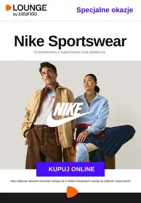 Lounge by Zalando - gazetka promocyjna Specjalne okazje: Nike Sportswear od piątku 21.11 do wtorku 25.11