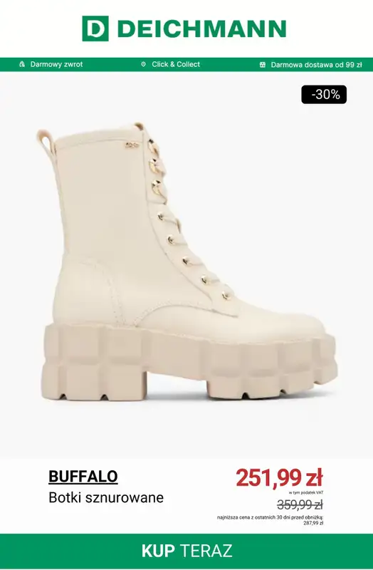 Deichmann - gazetka promocyjna Specjalna oferta na botki od piątku 21.11 do niedzieli 30.11 - strona 10
