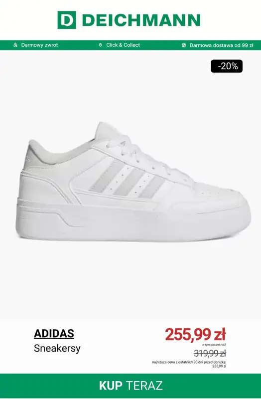 Deichmann - gazetka promocyjna Specjalna oferta na sneakersy od piątku 21.11 do niedzieli 30.11 - strona 2