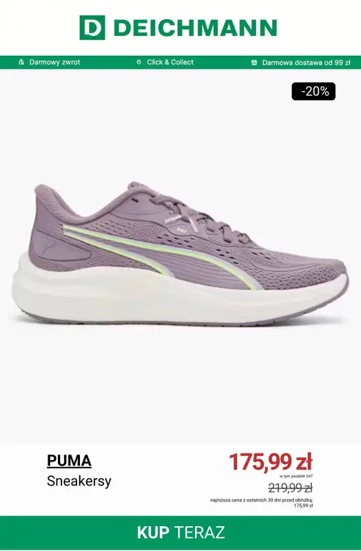 Deichmann - gazetka promocyjna Specjalna oferta na sneakersy od piątku 21.11 do niedzieli 30.11 - strona 4