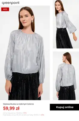 Greenpoint - gazetka promocyjna Stylizacje imprezowe w SUPER cenach! od piątku 21.11  - strona 10