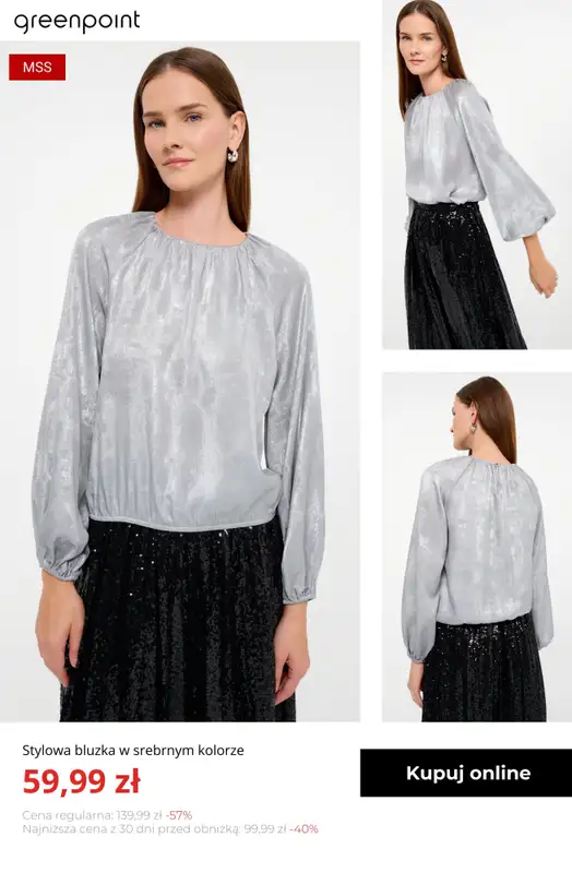 Greenpoint - gazetka promocyjna Stylizacje imprezowe w SUPER cenach! od piątku 21.11  - strona 10