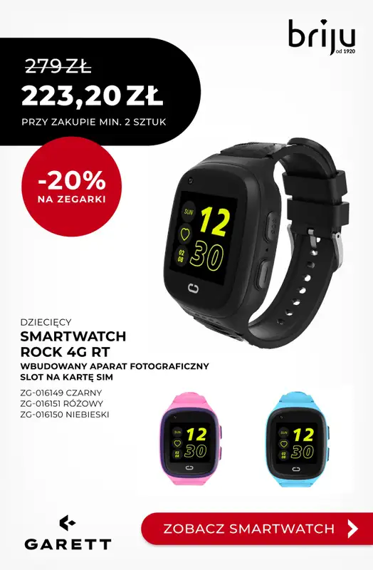 Briju - gazetka promocyjna -20% na zegarki od niedzieli 23.11 do środy 31.12 - strona 26