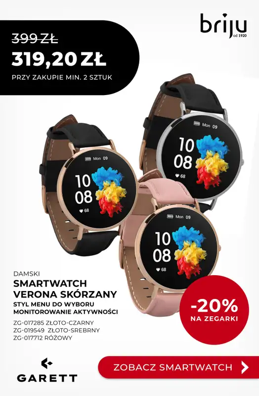 Briju - gazetka promocyjna -20% na zegarki od niedzieli 23.11 do środy 31.12 - strona 7