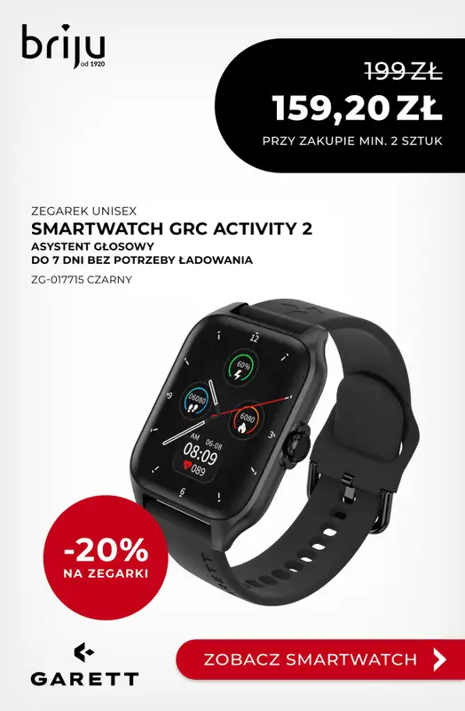 Briju - gazetka promocyjna -20% na zegarki od niedzieli 23.11 do środy 31.12 - strona 14