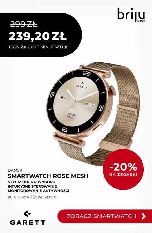 Briju - gazetka promocyjna -20% na zegarki od niedzieli 23.11 do środy 31.12 - strona 4