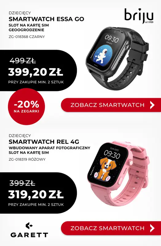 Briju - gazetka promocyjna -20% na zegarki od niedzieli 23.11 do środy 31.12 - strona 20