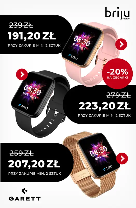 Briju - gazetka promocyjna -20% na zegarki od niedzieli 23.11 do środy 31.12 - strona 9