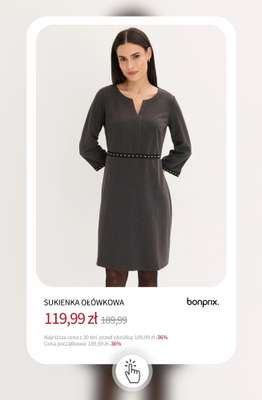 bonprix - gazetka promocyjna SALE - Sukienki od soboty 22.11  - strona 10