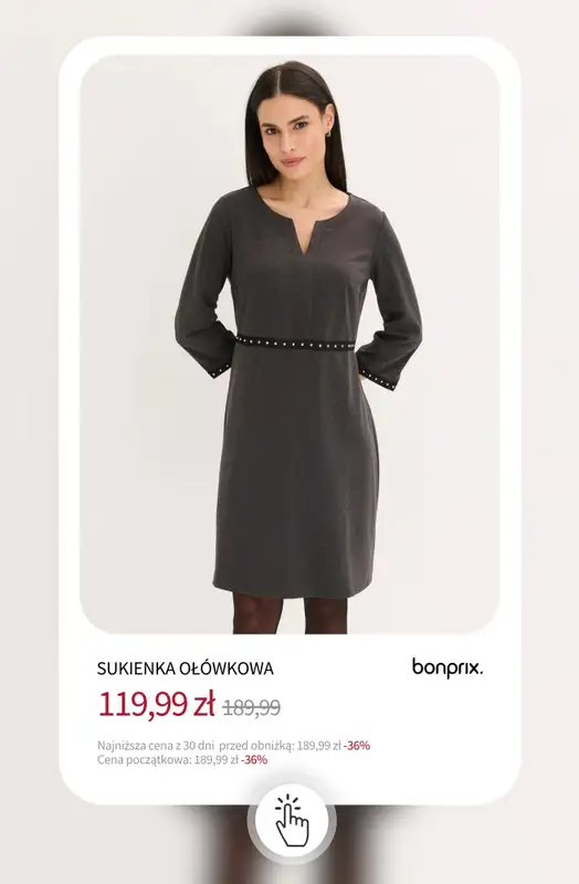 bonprix - gazetka promocyjna SALE - Sukienki od soboty 22.11  - strona 10