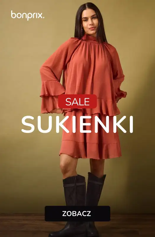 bonprix - gazetka promocyjna SALE - Sukienki  