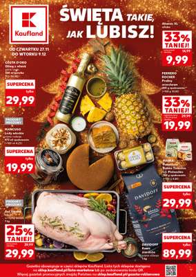 Kaufland - gazetka promocyjna Oferta Kaufland - Smak Świąt od czwartku 27.11 do wtorku 09.12