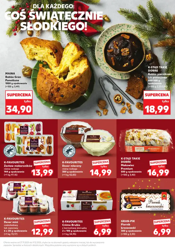Kaufland - gazetka promocyjna Oferta Kaufland - Smak Świąt od czwartku 27.11 do wtorku 09.12 - strona 15