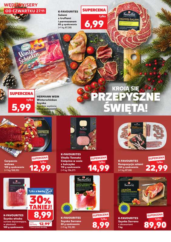 Kaufland - gazetka promocyjna Oferta Kaufland - Smak Świąt od czwartku 27.11 do wtorku 09.12 - strona 6