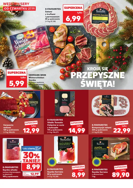 Kaufland - gazetka promocyjna Oferta Kaufland - Smak Świąt od czwartku 27.11 do wtorku 09.12 - strona 6