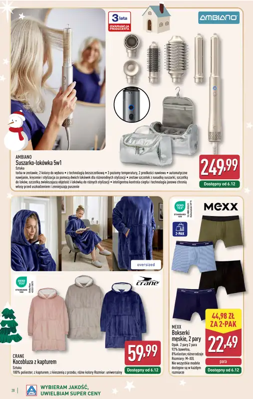 Aldi - gazetka promocyjna Wyjątkowe prezenty w super cenach! od niedzieli 23.11 do soboty 29.11 - strona 28