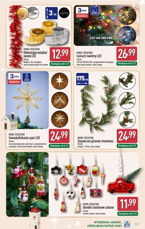 Aldi - gazetka promocyjna Wyjątkowe prezenty w super cenach! od niedzieli 23.11 do soboty 29.11 - strona 23