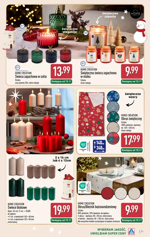 Aldi - gazetka promocyjna Wyjątkowe prezenty w super cenach! od niedzieli 23.11 do soboty 29.11 - strona 11