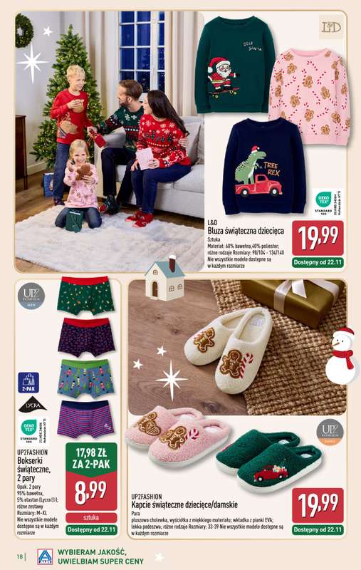 Aldi - gazetka promocyjna Wyjątkowe prezenty w super cenach! od niedzieli 23.11 do soboty 29.11 - strona 18