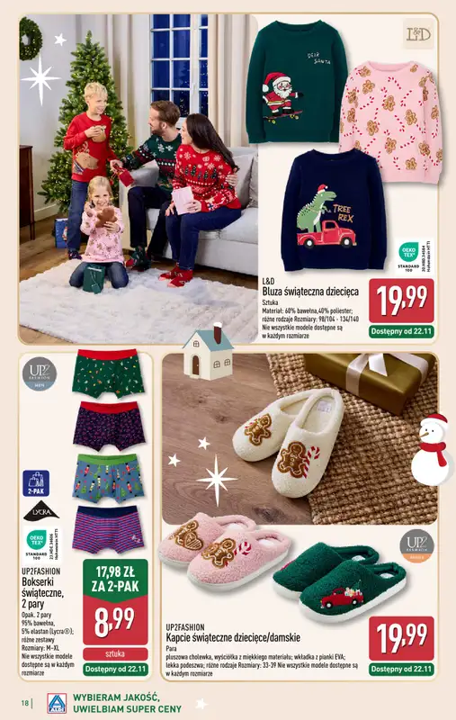 Aldi - gazetka promocyjna Wyjątkowe prezenty w super cenach! od niedzieli 23.11 do soboty 29.11 - strona 18