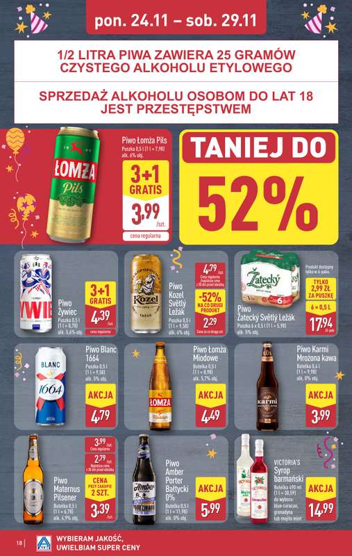 Aldi - gazetka promocyjna Pełny katalog! od poniedziałku 24.11 do soboty 29.11 - strona 18