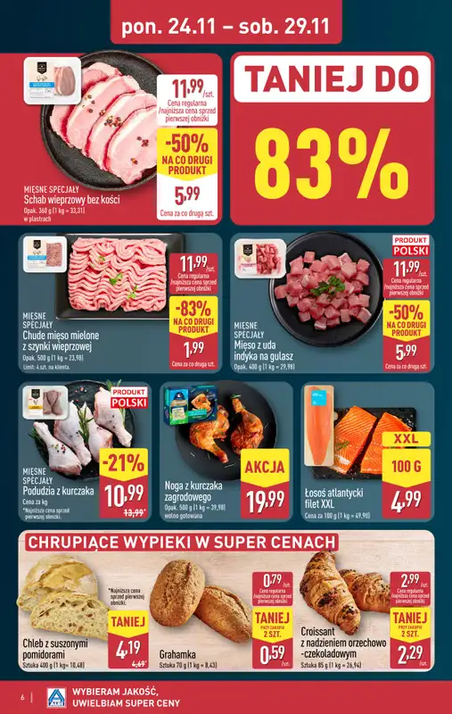 Aldi - gazetka promocyjna Pełny katalog! od poniedziałku 24.11 do soboty 29.11 - strona 6