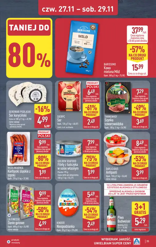 Aldi - gazetka promocyjna Pełny katalog! od poniedziałku 24.11 do soboty 29.11 - strona 35