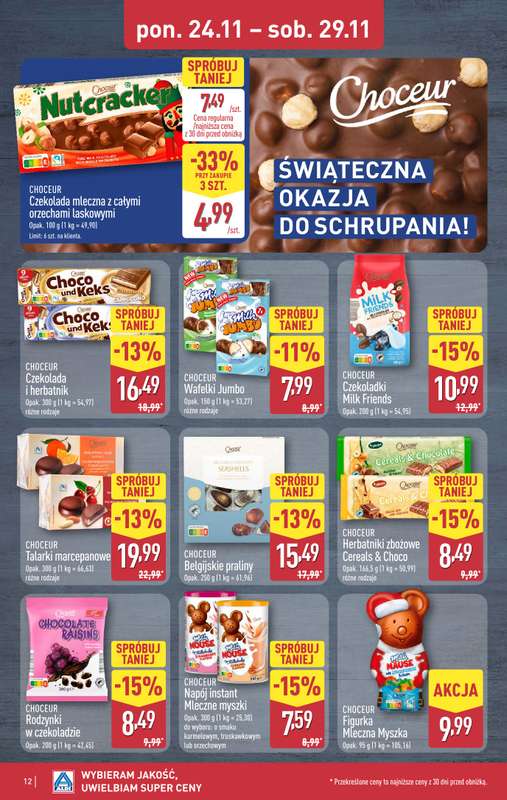 Aldi - gazetka promocyjna Pełny katalog! od poniedziałku 24.11 do soboty 29.11 - strona 12