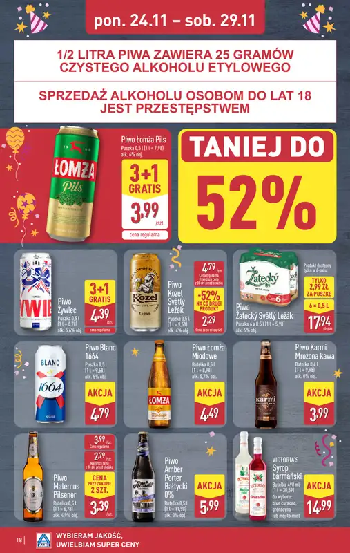 Aldi - gazetka promocyjna Pełny katalog! od poniedziałku 24.11 do soboty 29.11 - strona 18