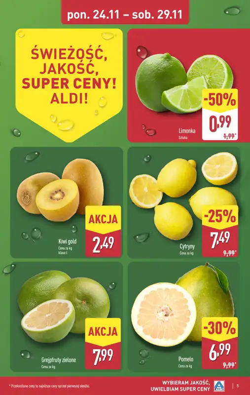 Aldi - gazetka promocyjna Pełny katalog! od poniedziałku 24.11 do soboty 29.11 - strona 5