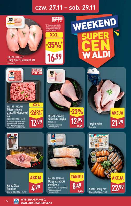 Aldi - gazetka promocyjna Pełny katalog! od poniedziałku 24.11 do soboty 29.11 - strona 34