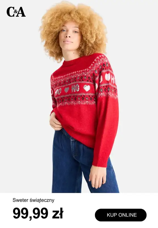 Prezenty - gazetka promocyjna C&A | Swetry świąteczne od 99,99 zł od piątku 21.11  - strona 12