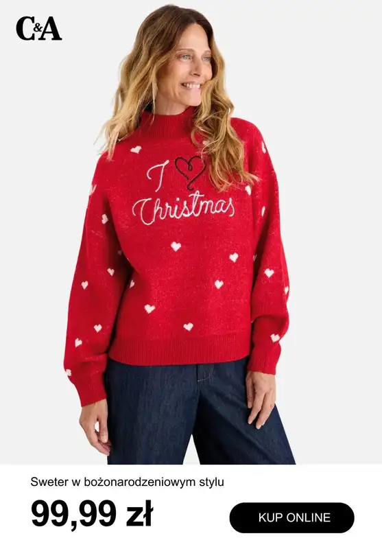 Prezenty - gazetka promocyjna C&A | Swetry świąteczne od 99,99 zł od piątku 21.11  - strona 10