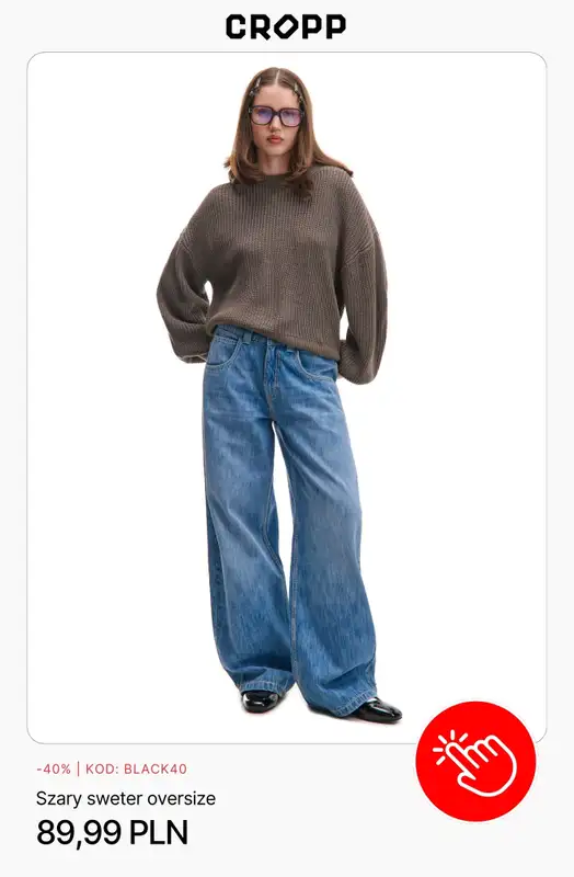 Cropp - gazetka promocyjna BLACK DROP! -40% na wybrane produkty od 160 PLN od piątku 21.11 do czwartku 27.11 - strona 2