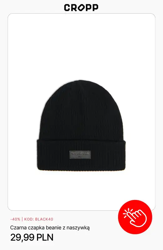 Cropp - gazetka promocyjna BLACK DROP! -40% na wybrane produkty od 160 PLN od piątku 21.11 do czwartku 27.11 - strona 10